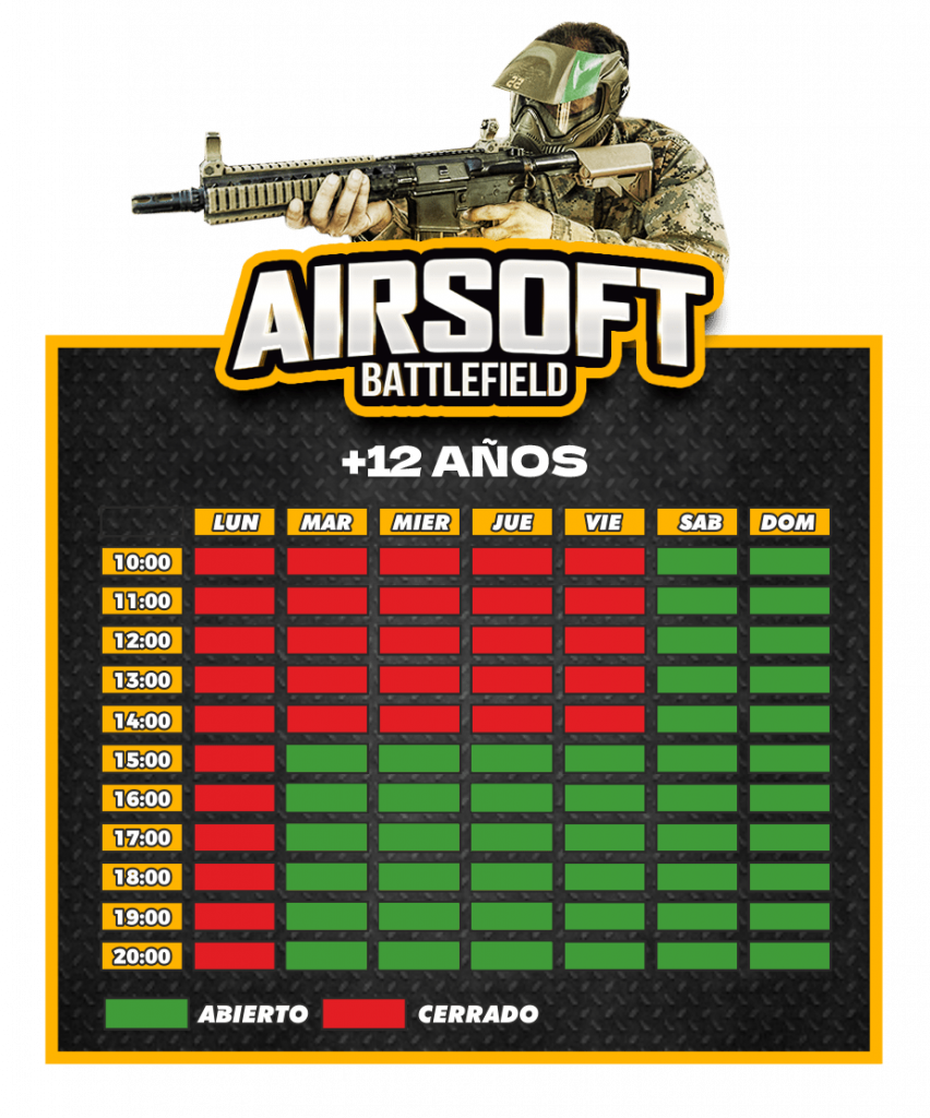 Airsoft esp en parque temático Gran Canaria Hangar37