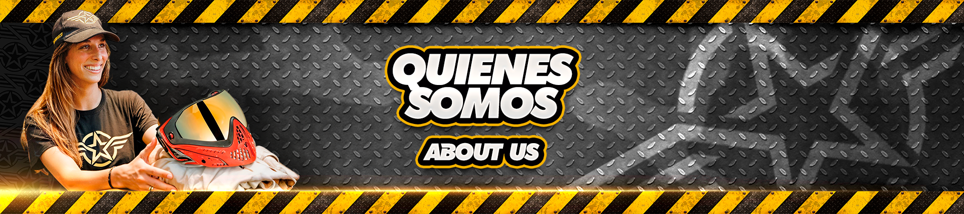 CABECERA QUIENES SOMOS en parque temático Gran Canaria Hangar37