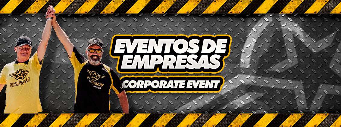 CABECERA eventos en parque temático Gran Canaria Hangar37