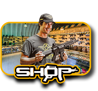 botones shop en parque temático Gran Canaria Hangar37